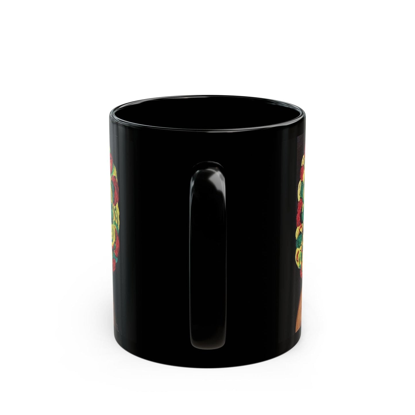 "Power" Vibrant Afro Art Mug - Colorful 11oz & 15oz Coffee Mug