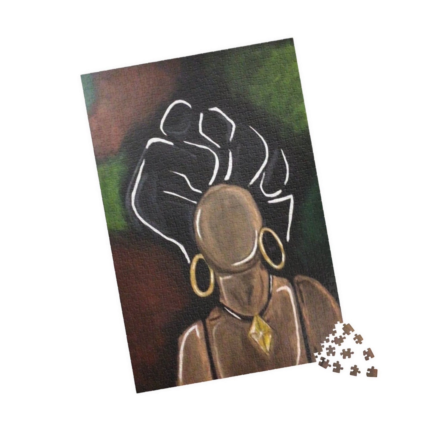 Artistic Puzzles for Mindfulness and Relaxation, Unique Gifts for All Ages, Family Activities, Home Decor, Mindful Leisure