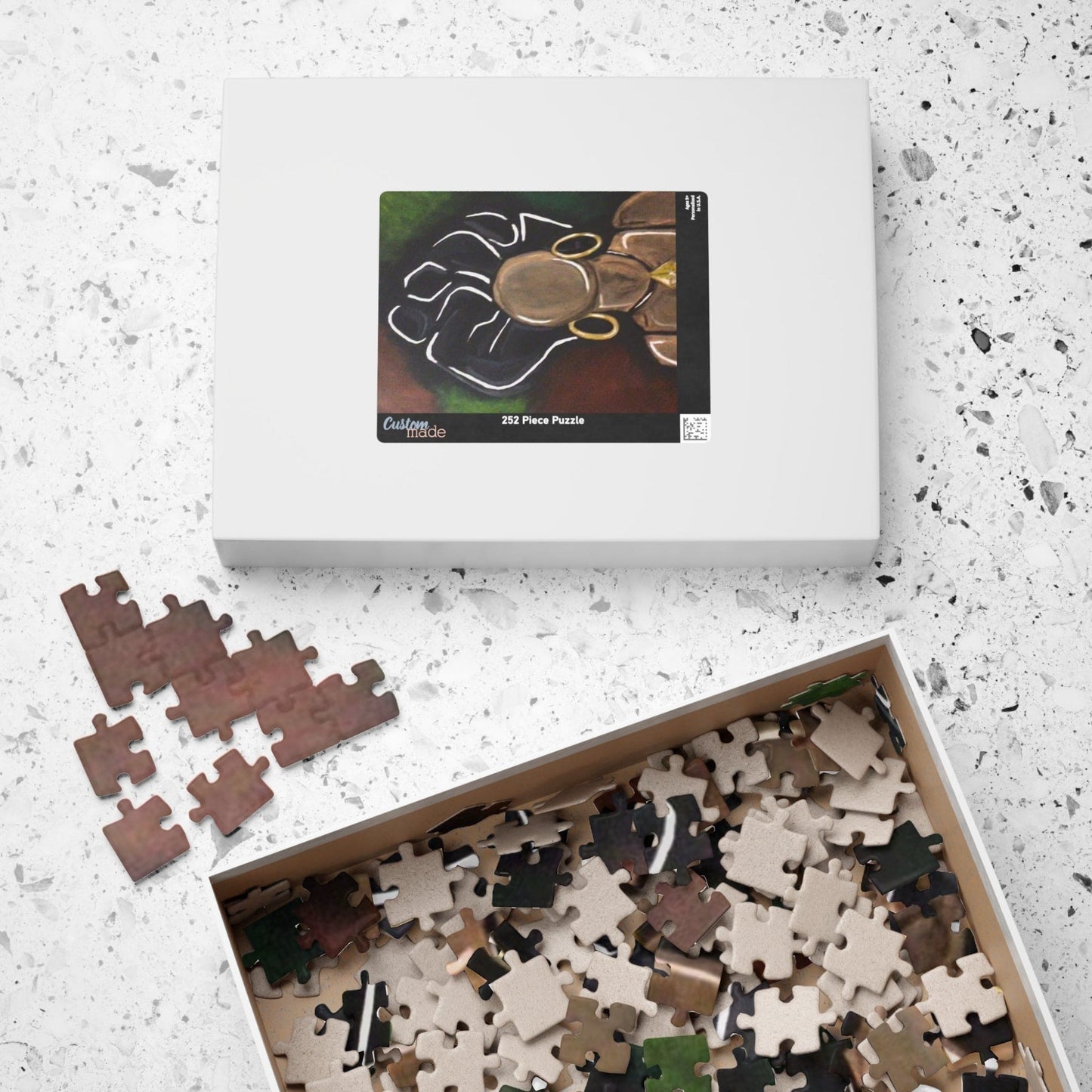 Artistic Puzzles for Mindfulness and Relaxation, Unique Gifts for All Ages, Family Activities, Home Decor, Mindful Leisure