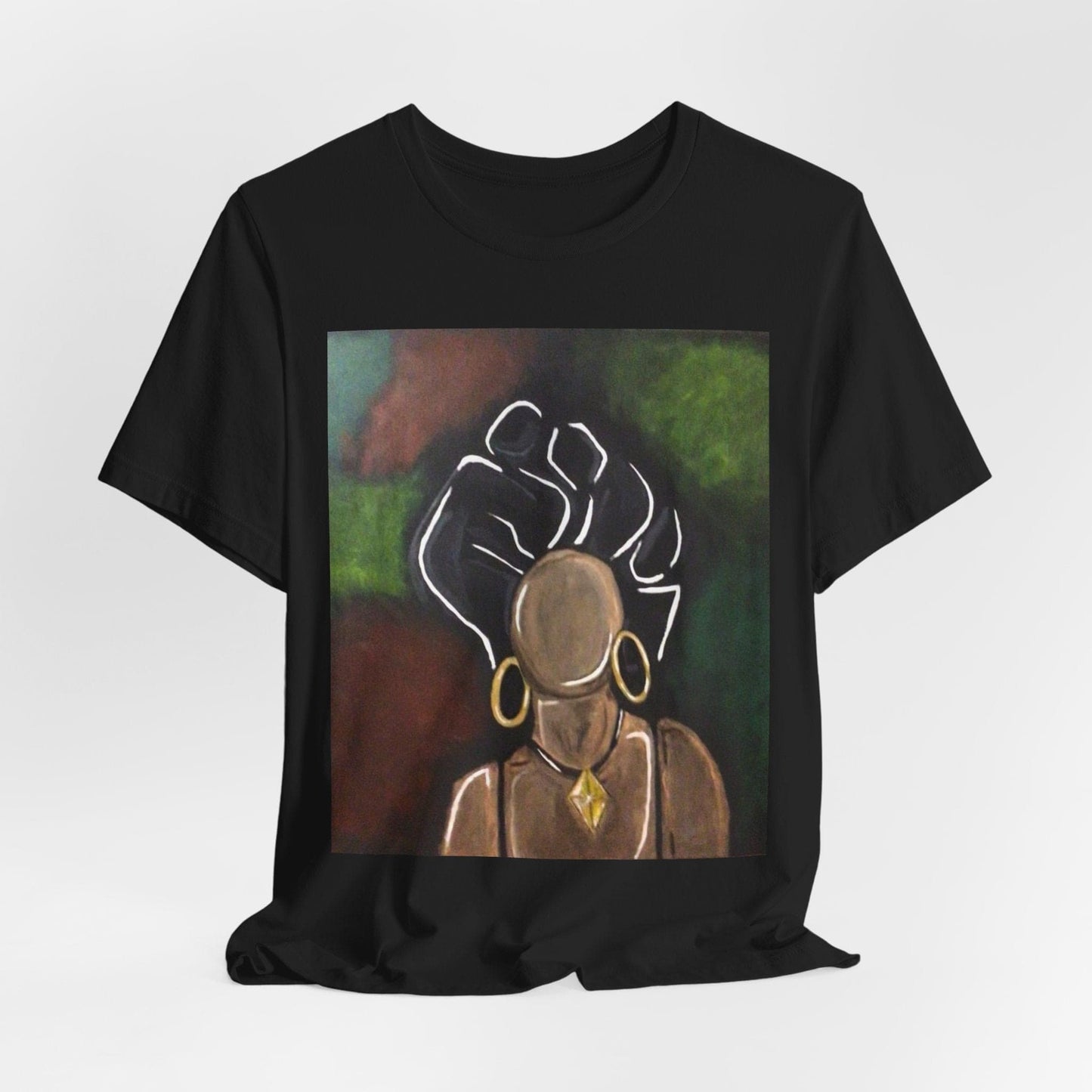 Empowering Art Tee, Unisex Short Sleeve Shirt, Black Lives Matter Shirt, Inspirational T-Shirt, Afrocentric Fashion, Unique Gift