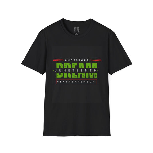 Juneteenth Entrepreneur T-Shirt, Unisex Softstyle Tee, African American History Shirt, Casual Wear, Gift for Activists