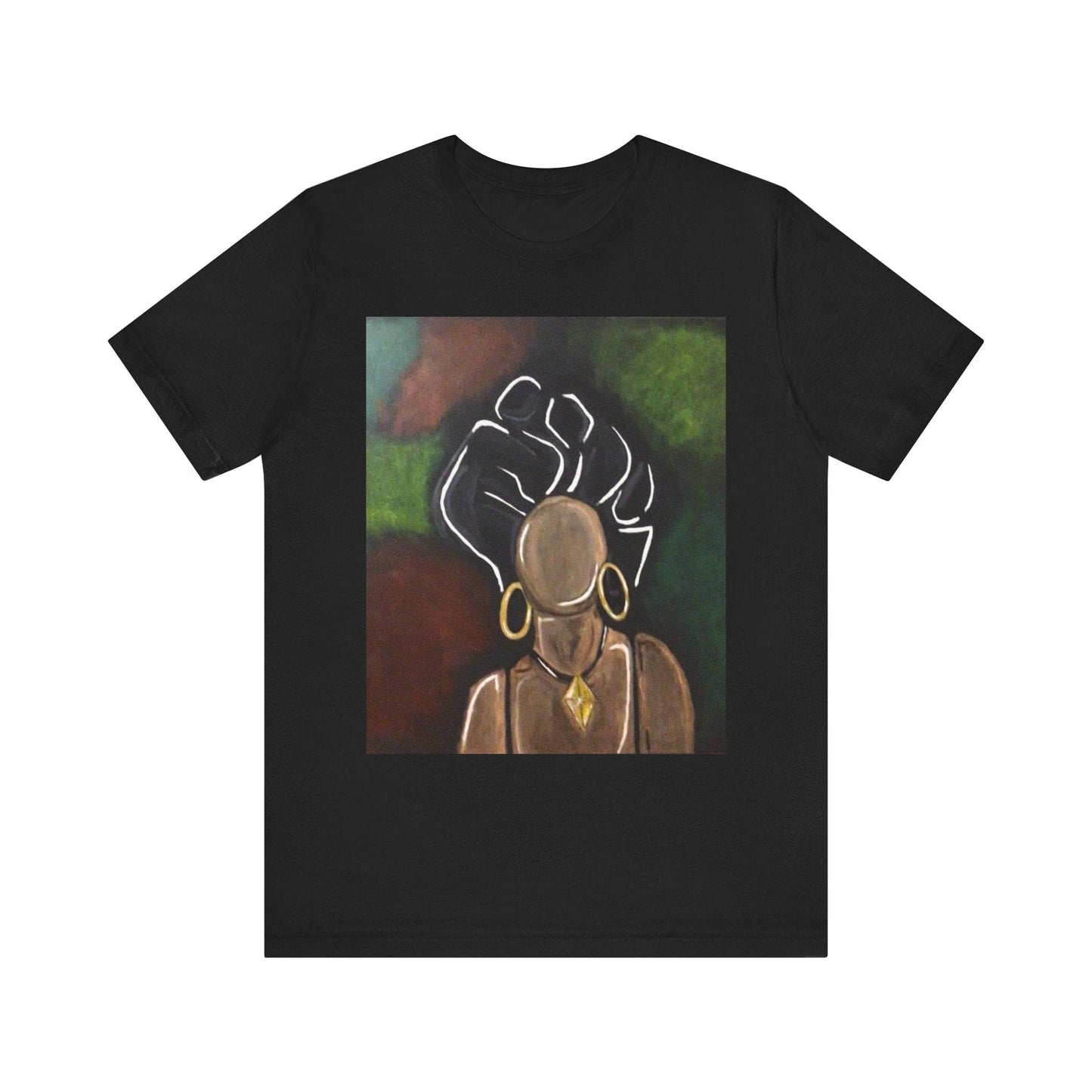 Empowering Art Tee, Unisex Short Sleeve Shirt, Black Lives Matter Shirt, Inspirational T-Shirt, Afrocentric Fashion, Unique Gift