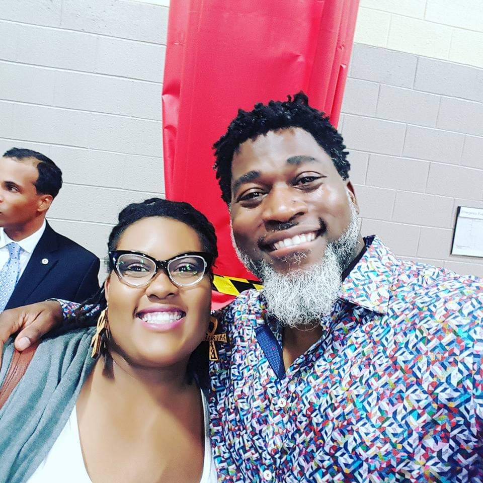 Founder Tamara Paylor with rapper and motivational speaker David Banner