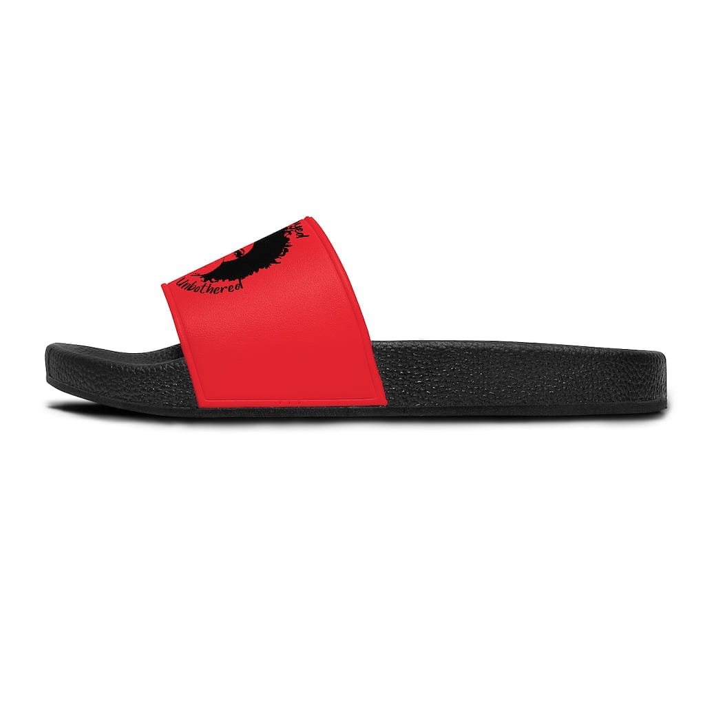 Self-Employed & Unbothered Women's Slide Sandals - Red - Entrepreneur Life