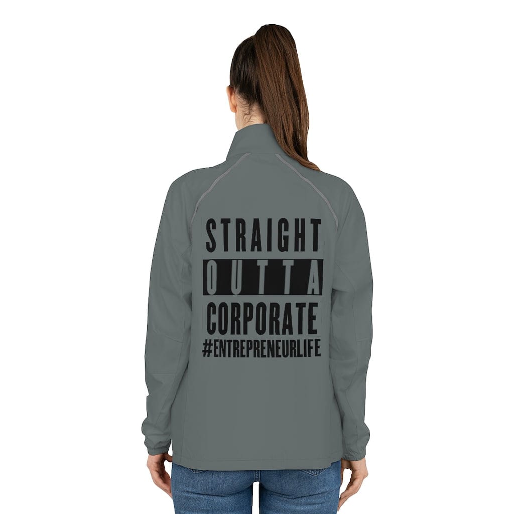 Entrepreneur Life/Straight Outta Corporate Women's Packable Jacket - Entrepreneur Life