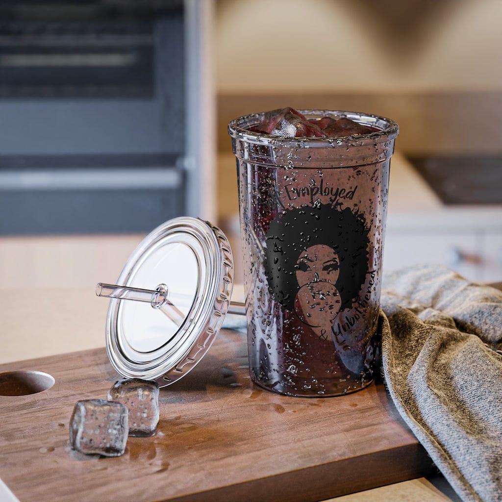 Self-Employed & Unbothered Suave Acrylic Cup - Entrepreneur Life