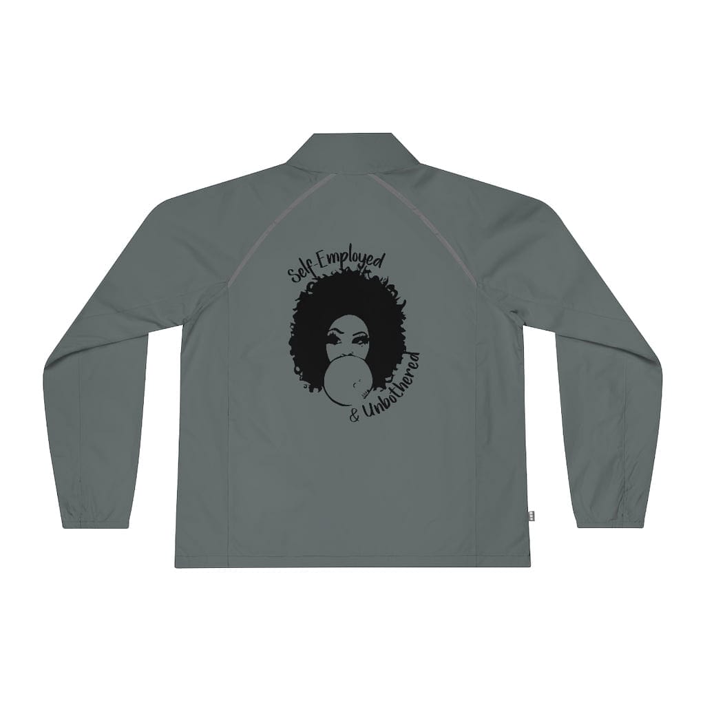 Entrepreneur Life/Self-Employed & Unbothered Women's Packable Jacket - Entrepreneur Life