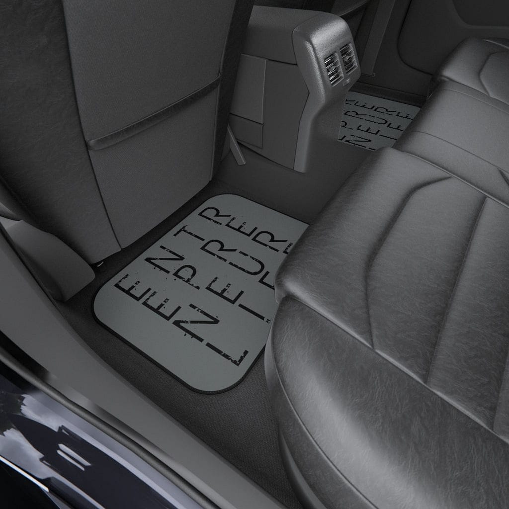 Entrepreneur Life Car Mats (Set of 4) - Grey - Entrepreneur Life