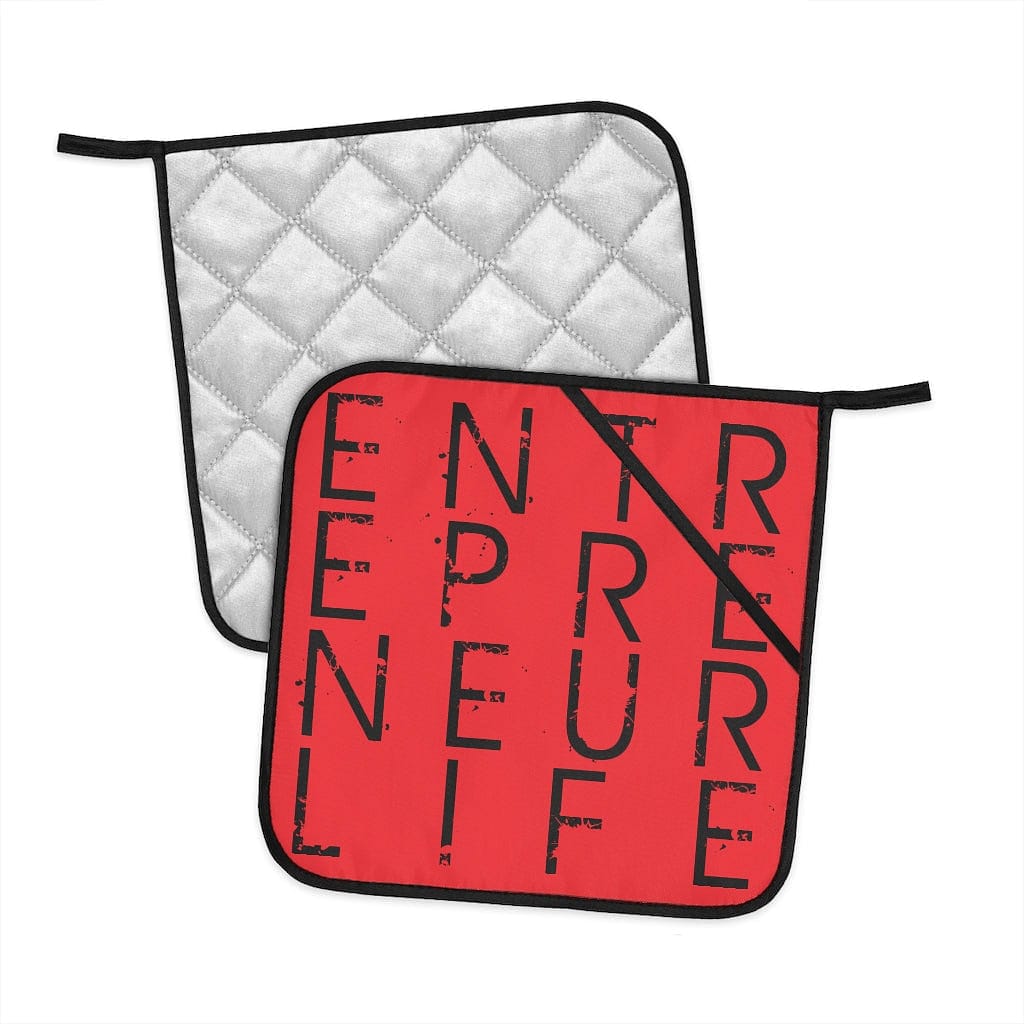 Entrepreneur Life Oven Mitts & Pot Holders - Red - Entrepreneur Life
