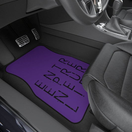 Entrepreneur Life Car Mats (Set of 4) - Purple - Entrepreneur Life