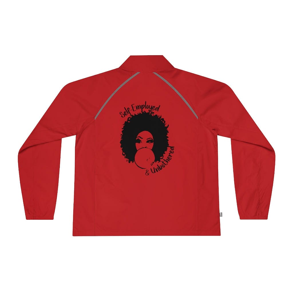 Entrepreneur Life/Self-Employed & Unbothered Women's Packable Jacket - Entrepreneur Life
