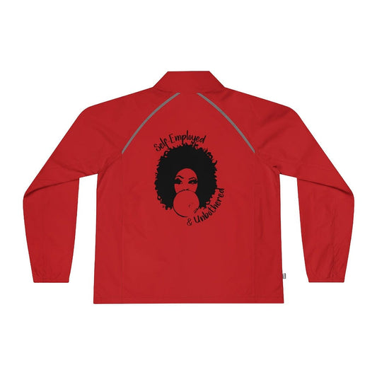 Entrepreneur Life/Self-Employed & Unbothered Women's Packable Jacket - Entrepreneur Life