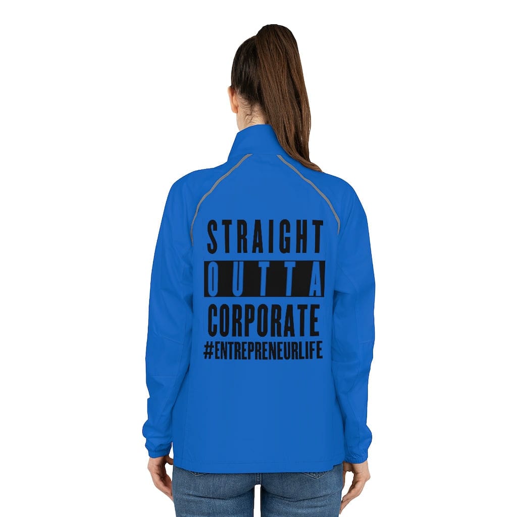 Entrepreneur Life/Straight Outta Corporate Women's Packable Jacket - Entrepreneur Life