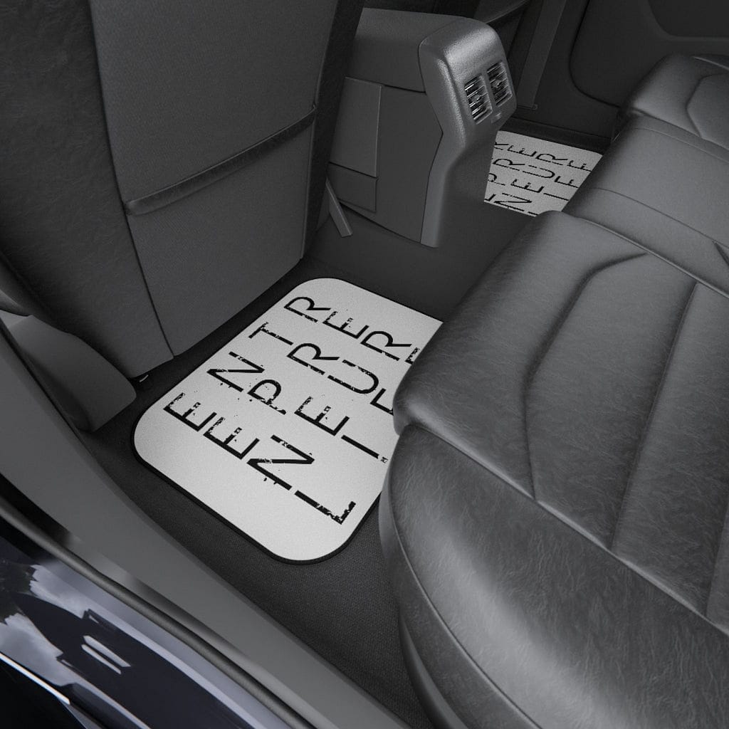 Entrepreneur Life Car Mats (Set of 4) - White - Entrepreneur Life