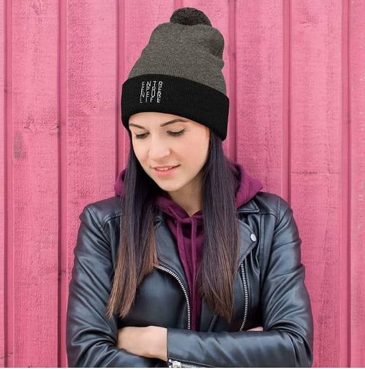 Entrepreneur Life Pom-Pom Beanie - Entrepreneur Life