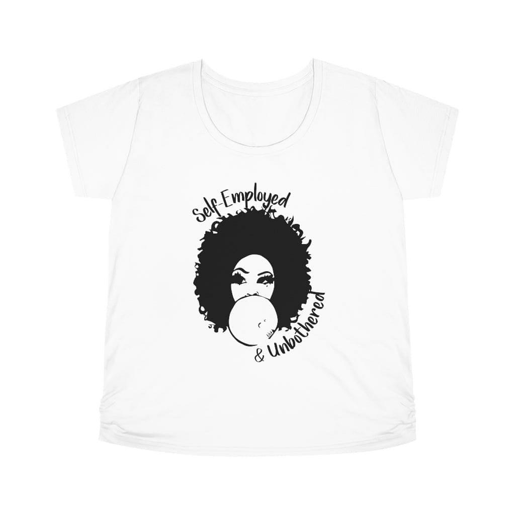 Self-Employed & Unbothered Women's Maternity Tee - Entrepreneur Life