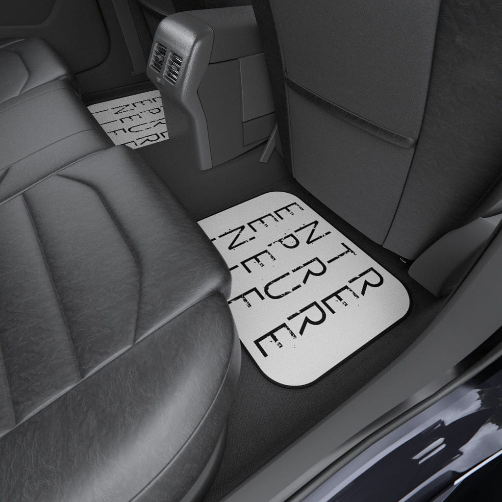 Entrepreneur Life Car Mats (Set of 4) - White - Entrepreneur Life