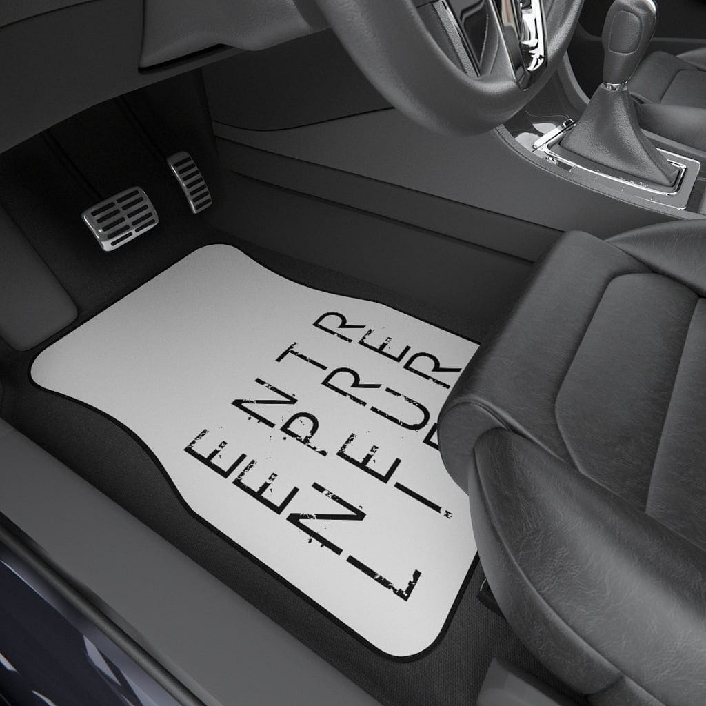 Entrepreneur Life Car Mats (Set of 4) - White - Entrepreneur Life