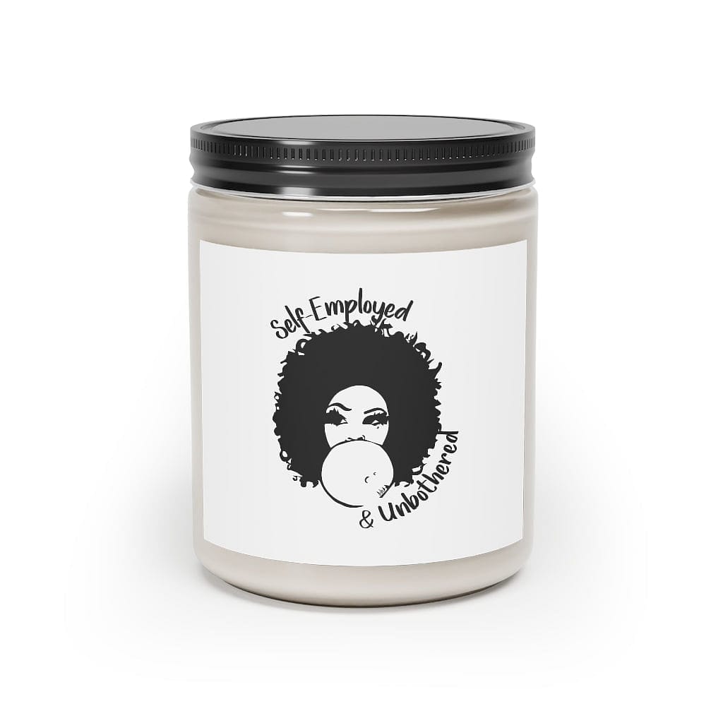 Self-Employed & Unbothered Scented Candle, 9oz - Entrepreneur Life