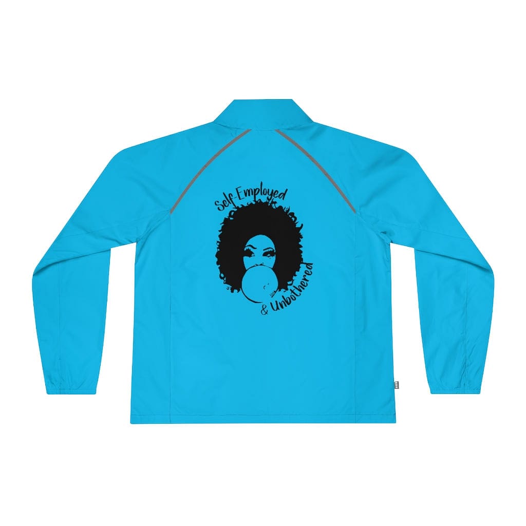 Entrepreneur Life/Self-Employed & Unbothered Women's Packable Jacket - Entrepreneur Life