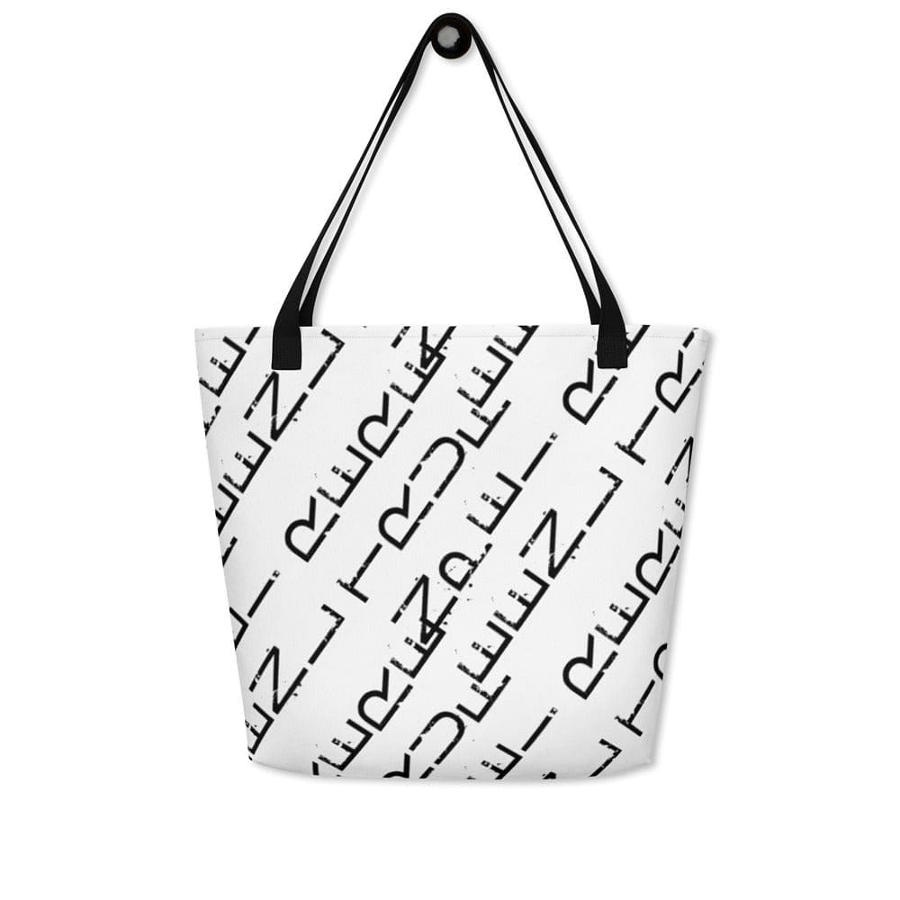 Entrepreneur Life Logo Pattern All-Over Print Large Tote Bag - Entrepreneur Life