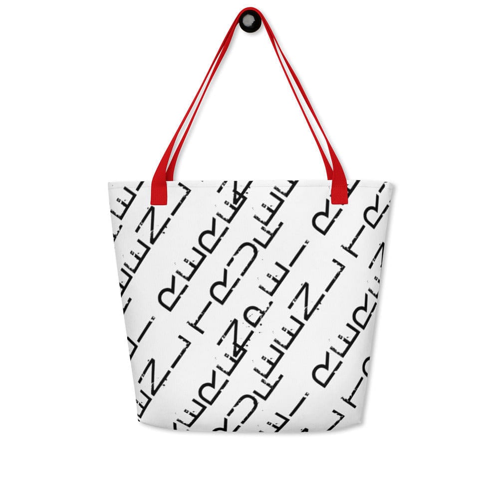 Entrepreneur Life Logo Pattern All-Over Print Large Tote Bag - Entrepreneur Life