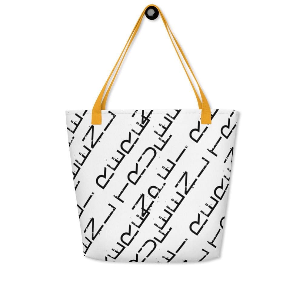 Entrepreneur Life Logo Pattern All-Over Print Large Tote Bag - Entrepreneur Life