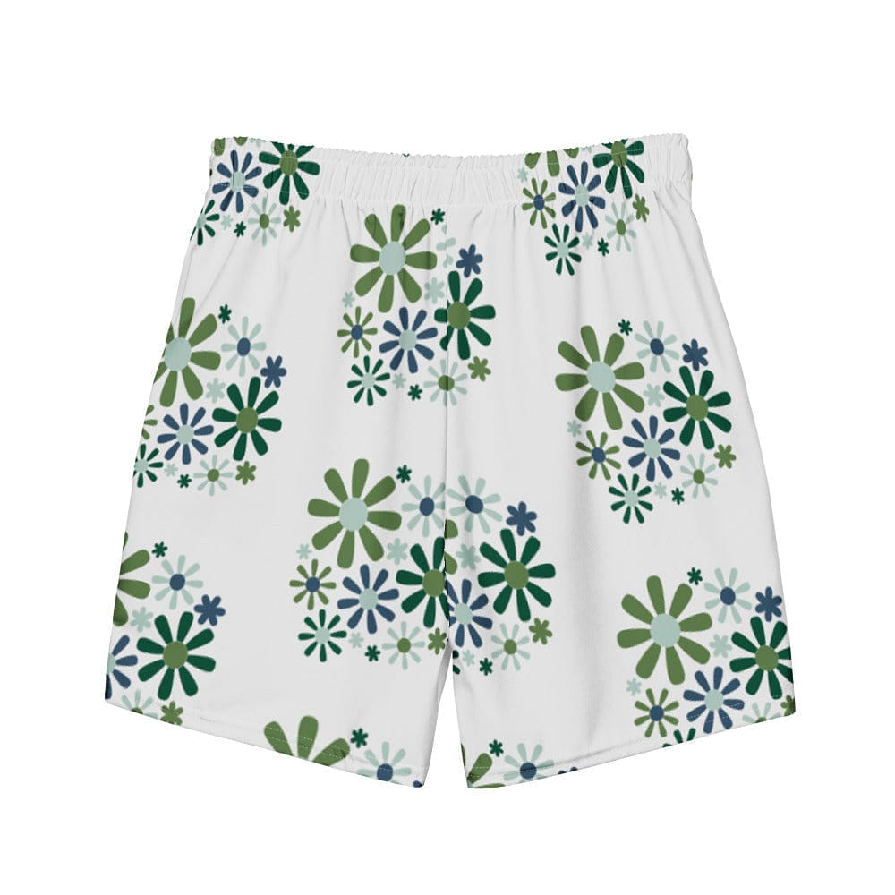 Flowered Men's Swim Trunks - Entrepreneur Life