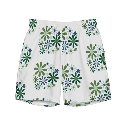 Flowered Men's Swim Trunks - Entrepreneur Life