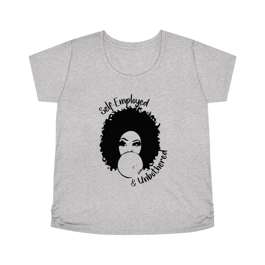 Self-Employed & Unbothered Women's Maternity Tee - Entrepreneur Life