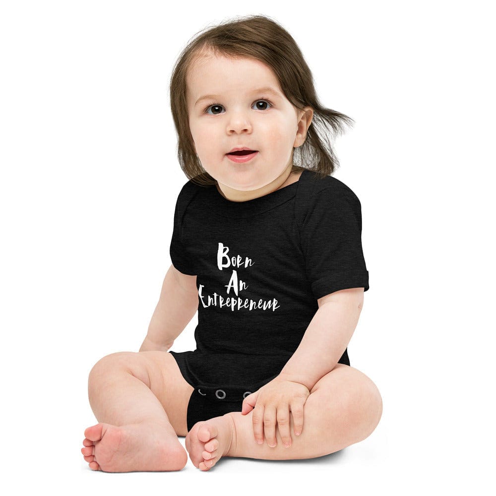 Born An Entrepreneur Baby short sleeve one piece - Entrepreneur Life
