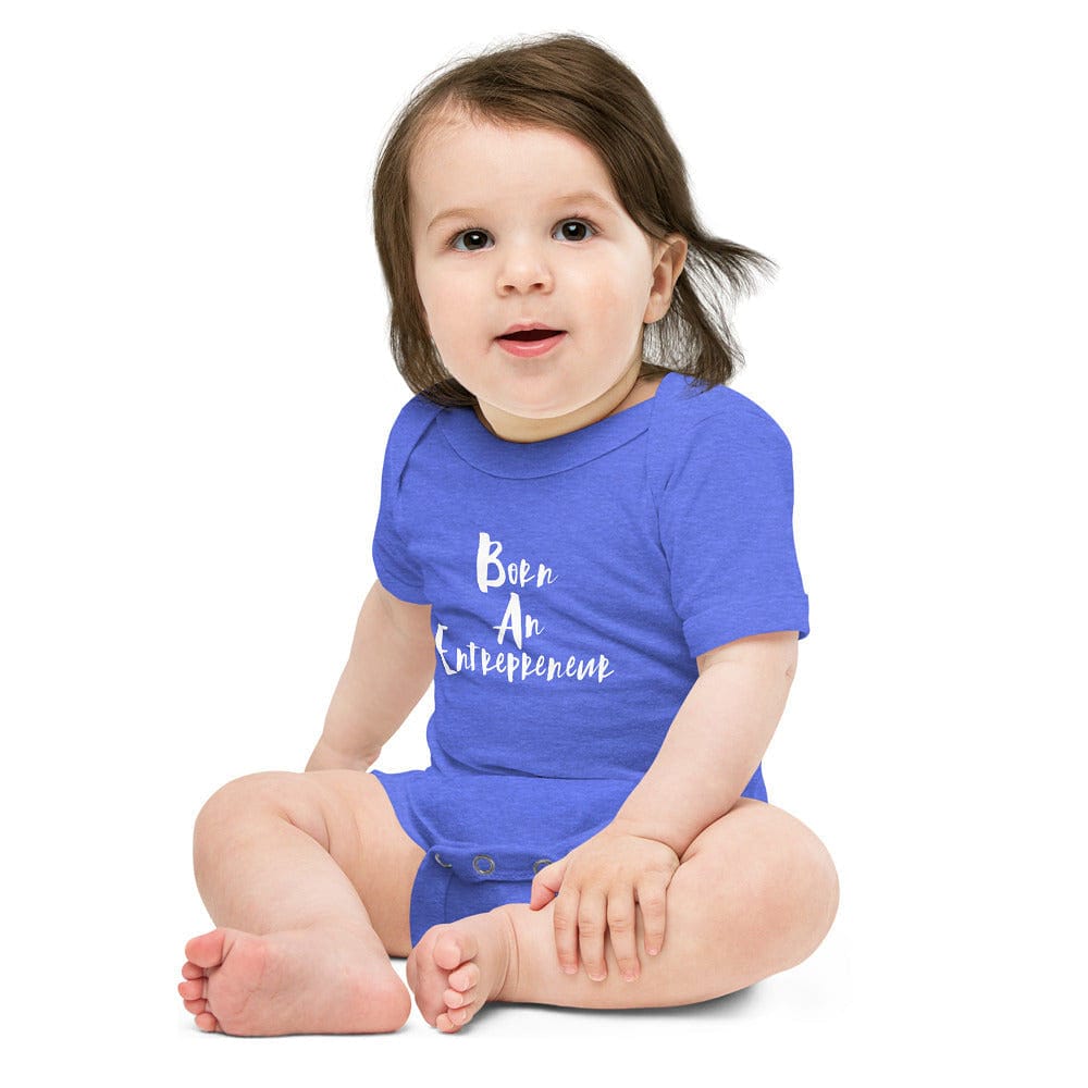 Born An Entrepreneur Baby short sleeve one piece - Entrepreneur Life