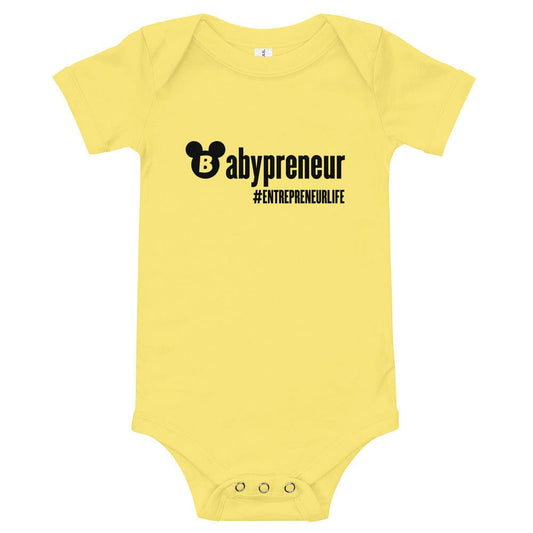 Babypreneur Baby short sleeve one piece - Entrepreneur Life