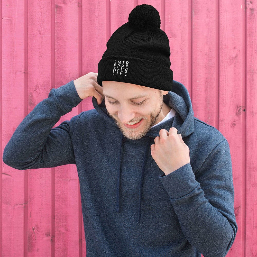 Entrepreneur Life Pom-Pom Beanie - Entrepreneur Life