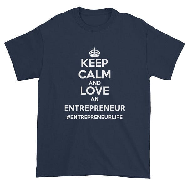 Keep Calm navy