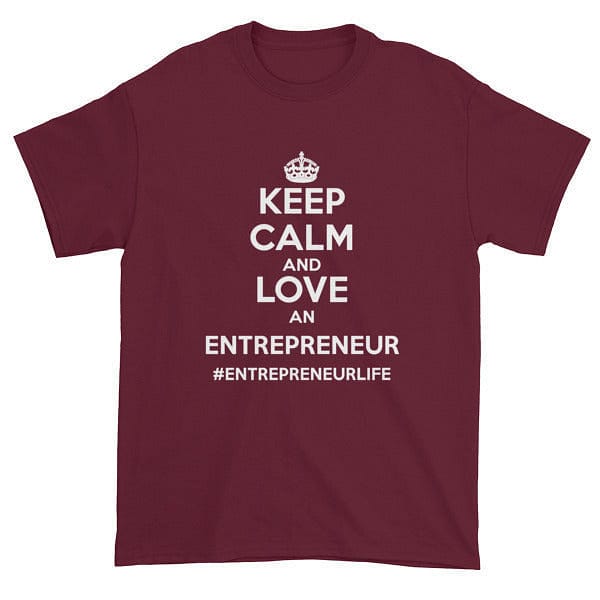 Keep Calm maroon