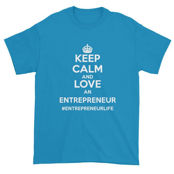Keep Calm blue