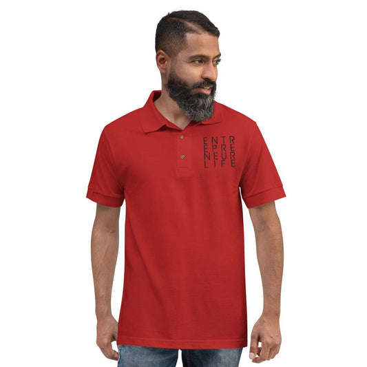 Entrepreneur Life Embroidered Men's/Unisex Polo Shirt - Entrepreneur Life