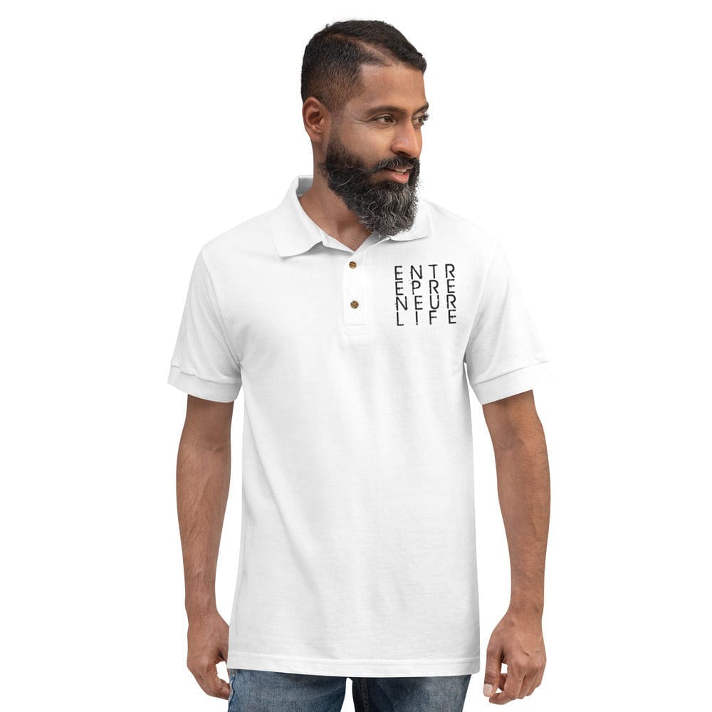 Entrepreneur Life Embroidered Men's/Unisex Polo Shirt - Entrepreneur Life