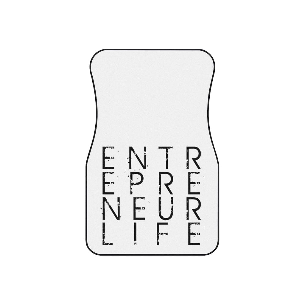 Entrepreneur Life Car Mats (Set of 4) - White - Entrepreneur Life