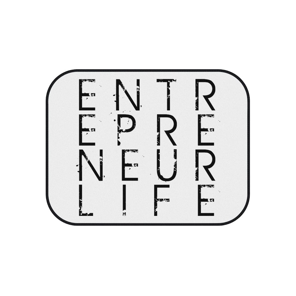 Entrepreneur Life Car Mats (Set of 4) - White - Entrepreneur Life