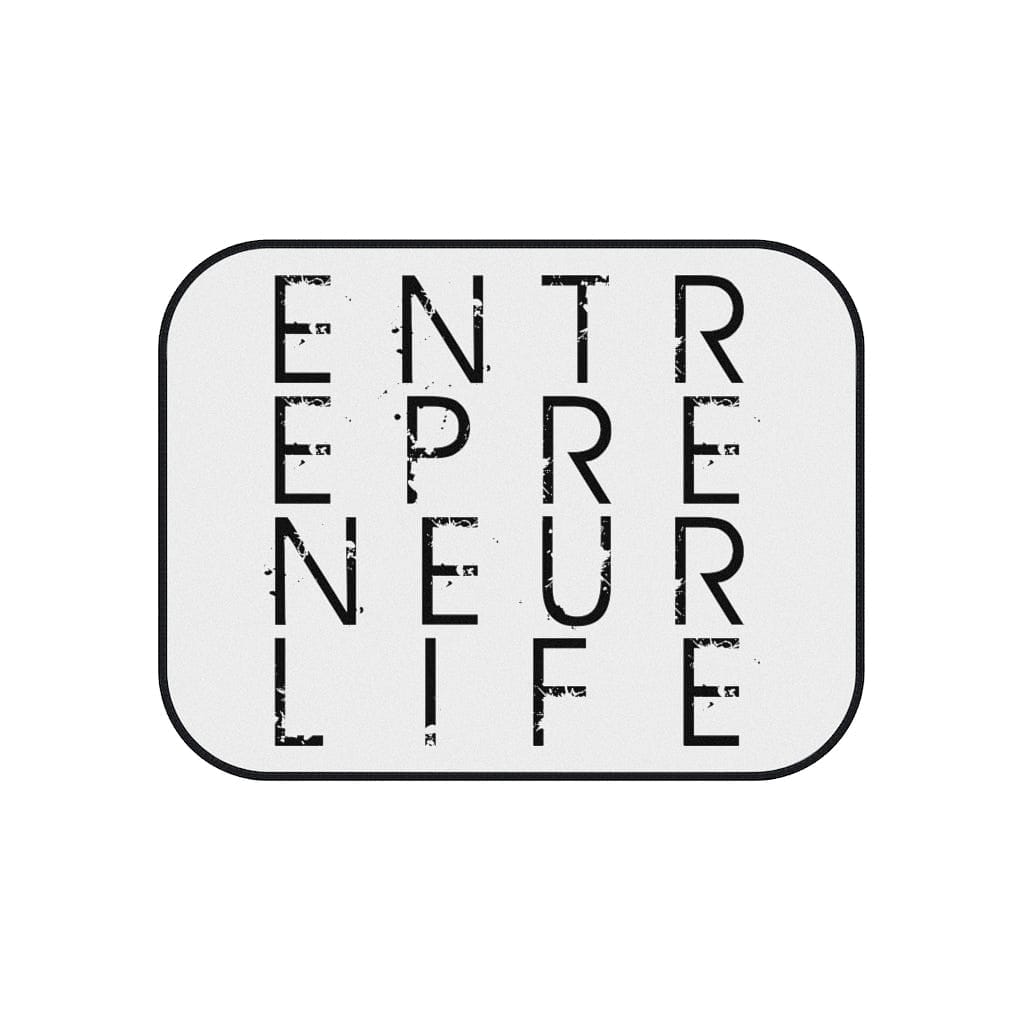 Entrepreneur Life Car Mats (Set of 4) - White - Entrepreneur Life