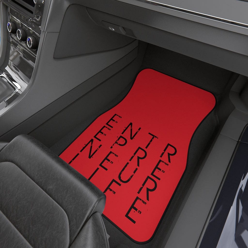 Entrepreneur Life Car Mats (Set of 4) - Red - Entrepreneur Life