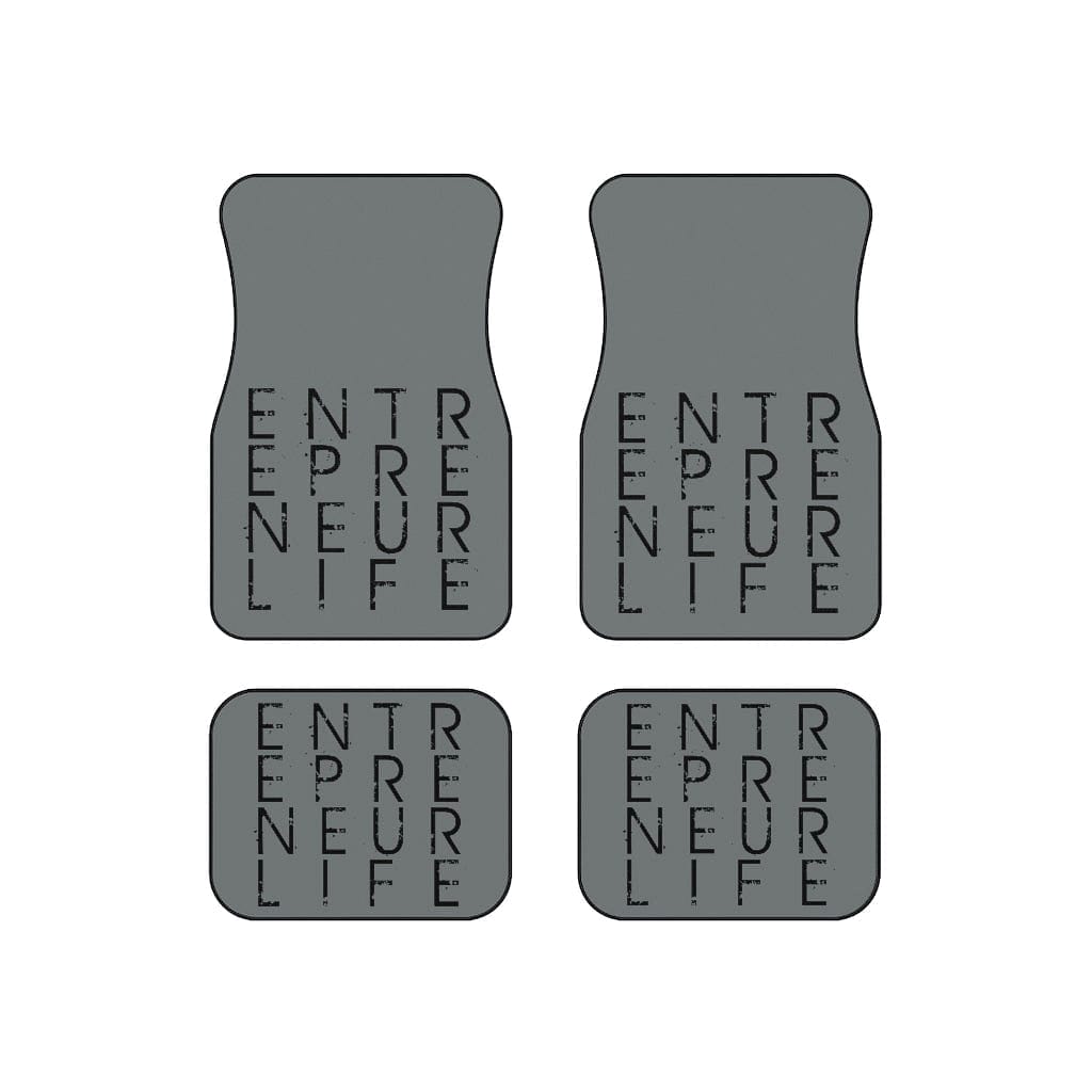 Entrepreneur Life Car Mats (Set of 4) - Grey - Entrepreneur Life