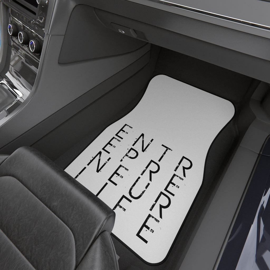 Entrepreneur Life Car Mats (Set of 4) - White - Entrepreneur Life