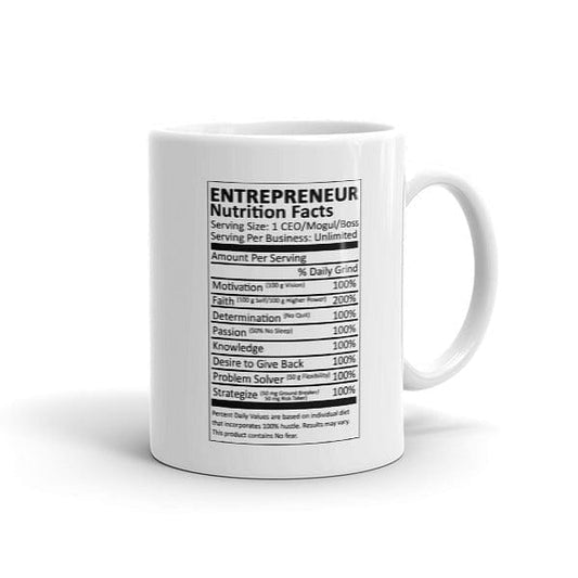 Nutrition Facts mug