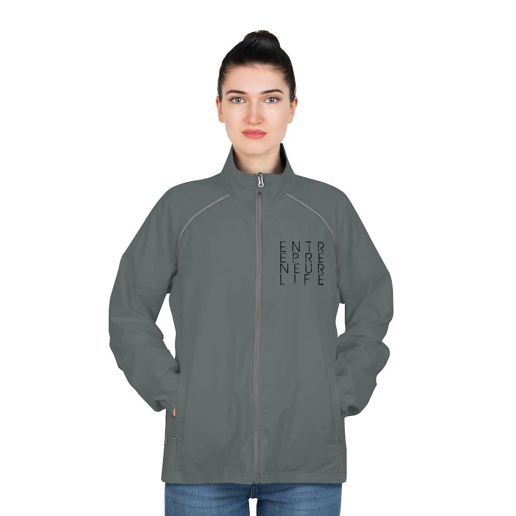 Entrepreneur Life/Self-Employed & Unbothered Women's Packable Jacket - Entrepreneur Life