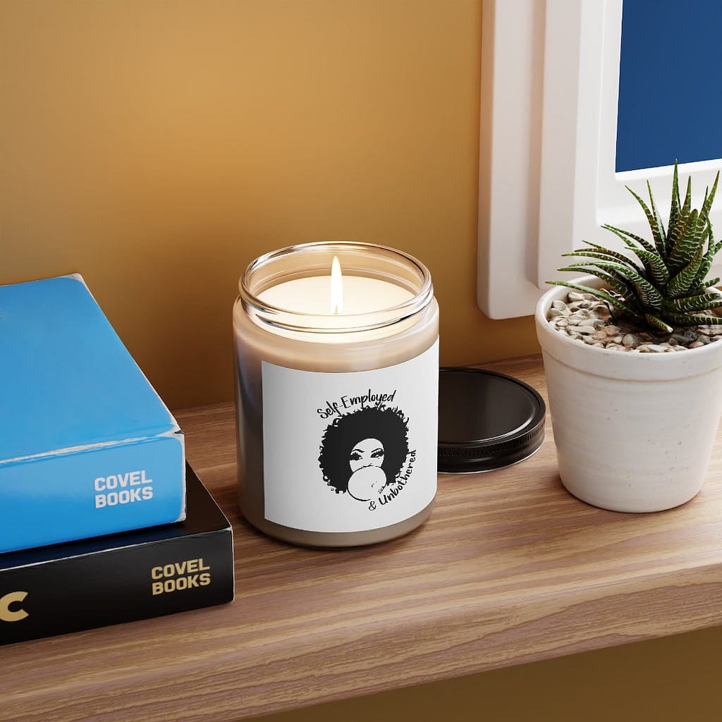 Self-Employed & Unbothered Scented Candle, 9oz - Entrepreneur Life