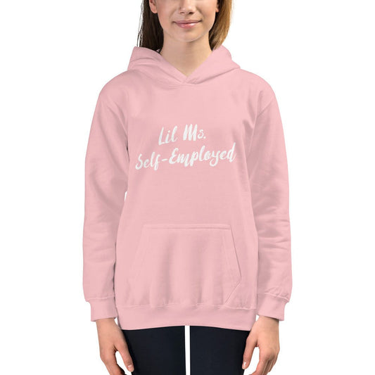 Lil Ms. Self-Employed Girls Hoodie - Entrepreneur Life