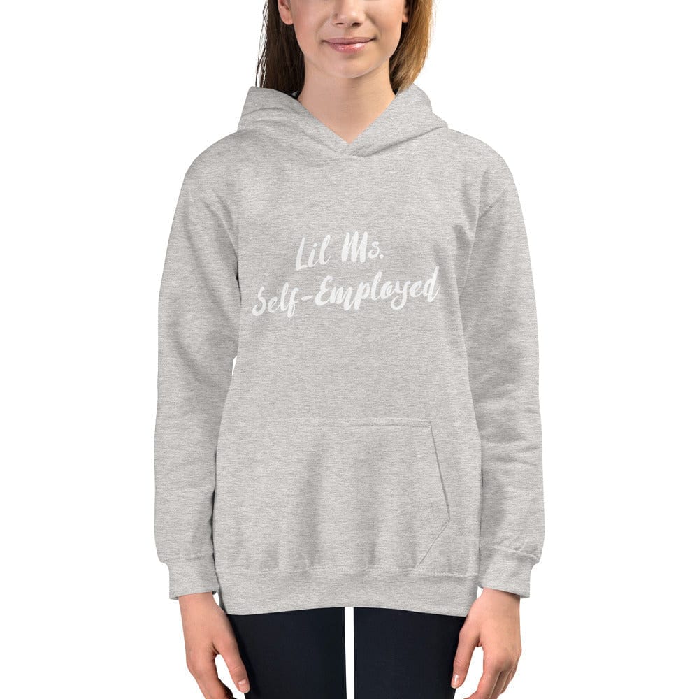 Lil Ms. Self-Employed Girls Hoodie - Entrepreneur Life